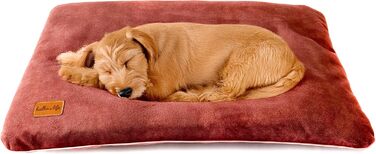 Водонепроникна подушка для собак та котів. М'яке ліжко для домашніх тварин, 90x60 см, рожевий колір