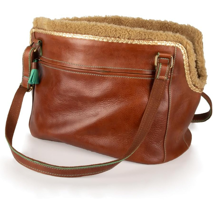 Сумка-переноска для собак Bonita, коричнева, універсальний розмір 45x30x27 см