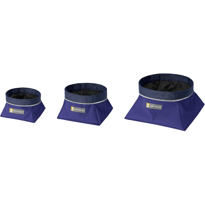 RUFFWEAR Quencher Bowl - велика миска для води для собак, Huckleberry Blue