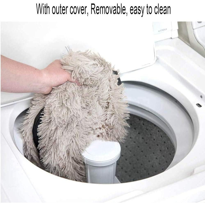 М'яке ліжко для собак та котів Haoye, кругла подушка для домашніх тварин, ліжко-бублик, миється, м'яке ліжко для собак та котів (діаметр 50-120 см / 7 розмірів), діаметр 70 см (Хакі, 120 см)