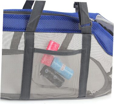 Транспортна сумка для тварин Cosmevivi XXL - велика переноска для собак та котів, блакитна (44x25 см)