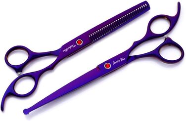 Набір для стрижки тварин: професійна фен-шпора, ножиці для грумінгу собак та котів, ножиці з нержавіючої сталі