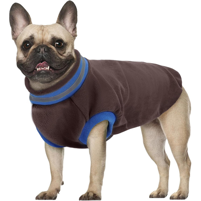 Теплий зимовий теплий костюм для собак середнього розміру, теплий костюм для собак на осінь/зиму (колір: коричневий, розмір: M)