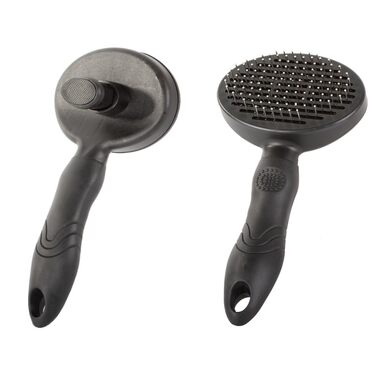 Щітка для вичісування котів та собак, для довгошерстих порід, для блискучого хутра