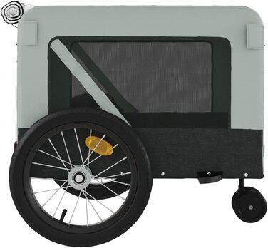 Фаркоп-причіп для велосипеда Gecheer, чорний, для собак, 123x63x66 см, сірий