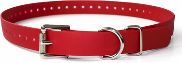 Нашийник для собак Educator Biothane, 1.9 см, червоний