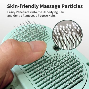 Самоочисна щітка для собак, видалення статичної шерсті, для довгошерстих собак та котів