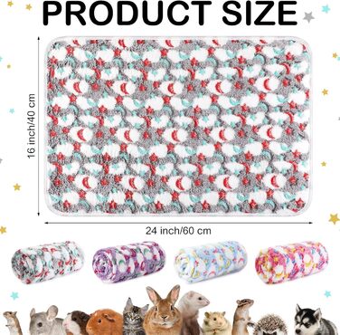 М'яка ковдра для морських свинок Namalu: водонепроникна, з флісу, 60x40 см