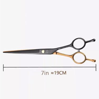 Набір ножиць для грумінгу собак: нержавіюча сталь, прямі та вигнуті ножиці для догляду за шерстю