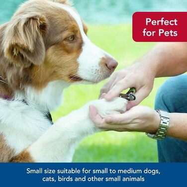 Ножиці для собак Coastal Pet Safari, гуillotina, подвійні леза, зручна ручка, для собак маленьких та середніх порід