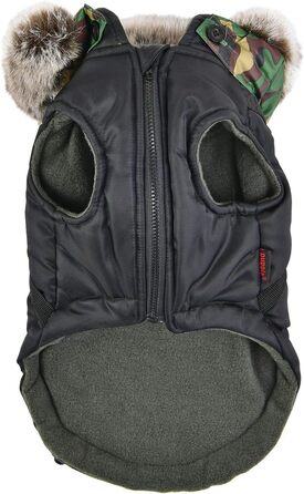 Чорний шкіряний поводок для собак Puppia PARD-VT1569 ORSON, середній розмір