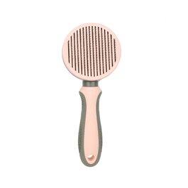 Щітка для котів та собак, аксесуари для грумінгу, видалення шерсті, самоочисна, для довгої та короткої шерсті