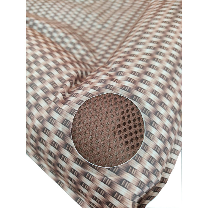 Килимок охолоджуючий для собак Croci з ротангових матеріалів, 77 x 63 см, коричневий