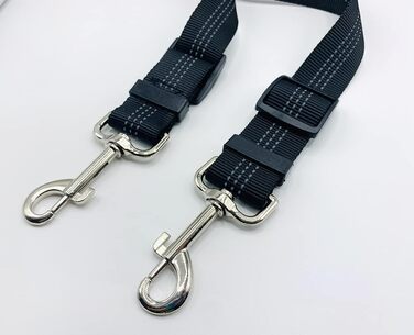 Автомобільний нашийник-пояс для собак: безпечний, регульований, з трикутником для подорожей