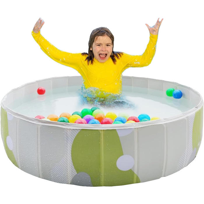 Надувний басейн для собак та котів, великий, портативний, літній, 80 см