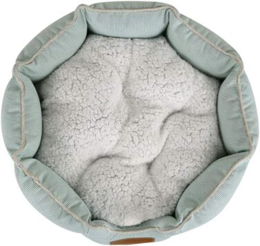 Кругле ліжко для собак та котів з бавовни, самонагріваюче, знімний внутрішній подушкою