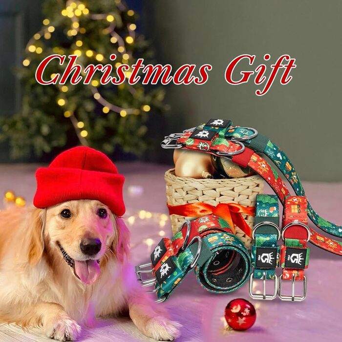 Тактичне нашийник для собак TSPRO, міцний нашийник з металевою застібкою, 3.8 см, регульований, для середніх та великих собак (зелений M), розмір M-H (регульований 40-48 см), зелений (M-H розмір (регульований 40-48 см), червоний)