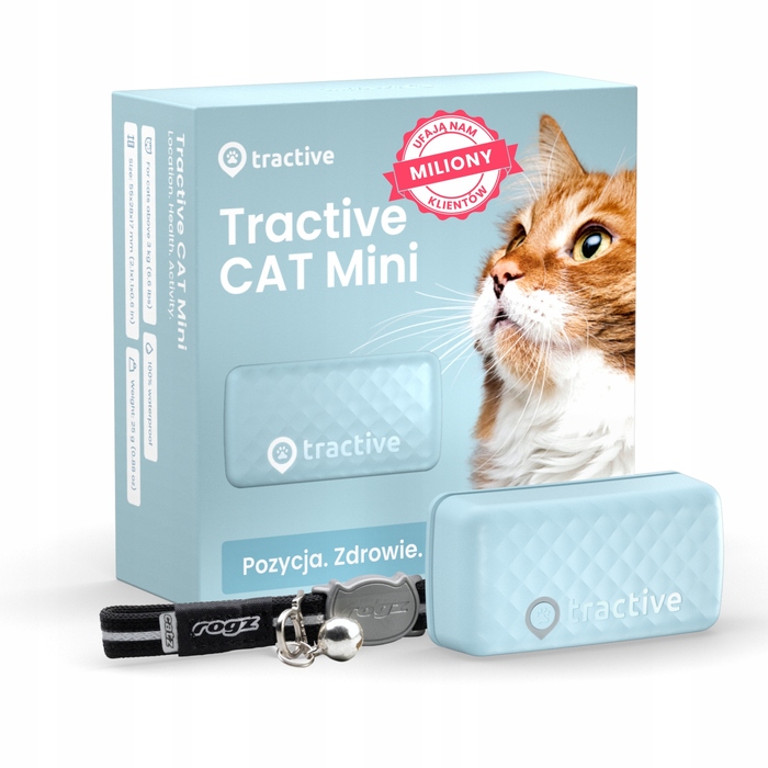 GPS-локатор для котів Tractive CAT Mini — світло-зелений