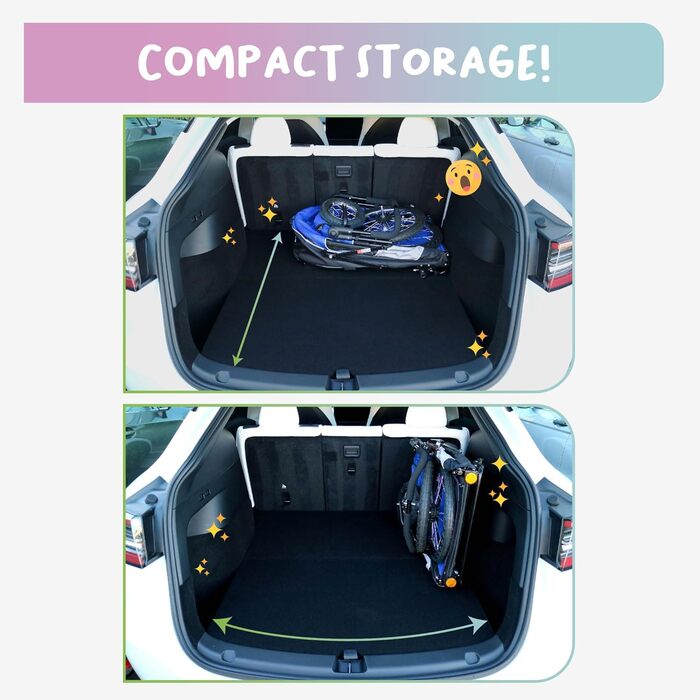 Візок для собак та котів Petique Trailblazer Jogger – блакитний, великий, з великим об'ємом для зберігання, складна конструкція, повітряні колеса, 3 повідки, віконце Peek-a-Boo