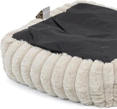 Крісло-ліжко для собак Wallace & Jones Mary - Пісок | M | 71 x 58 x 18 см | М'яке місце для сну, кошик для собак