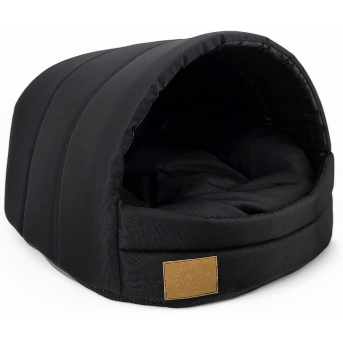 Будка для собак ODOLPLUSZ Hundehütte – комфортний дім для вашого улюбленця (Чорний, M)