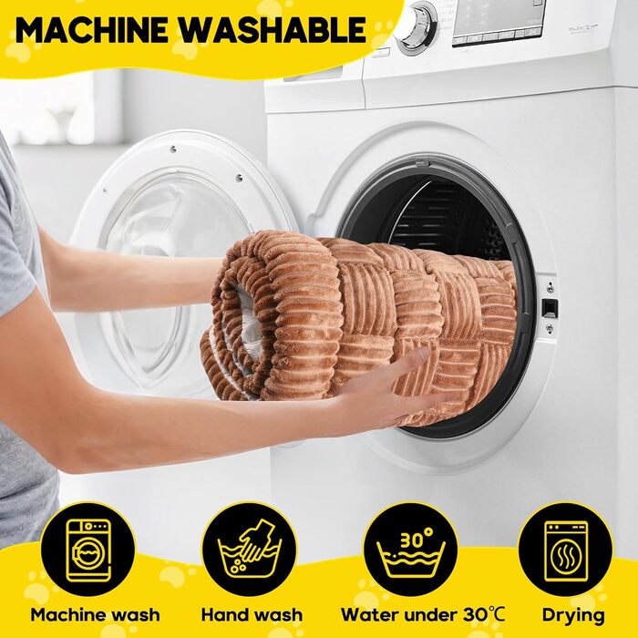 Лоіон килимок для собак в авто, м'який, захист заднього сидіння, великі собаки, антиковзаючий, легко миється, стійкий до подряпин, комфортний, 127x62.5 см, коричневий