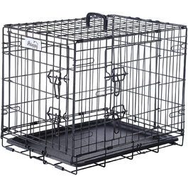 Клітка для собак PETAPPY металевий вольєр XXL з ґратами, 91,5x58,5x65 см, знімний піддон