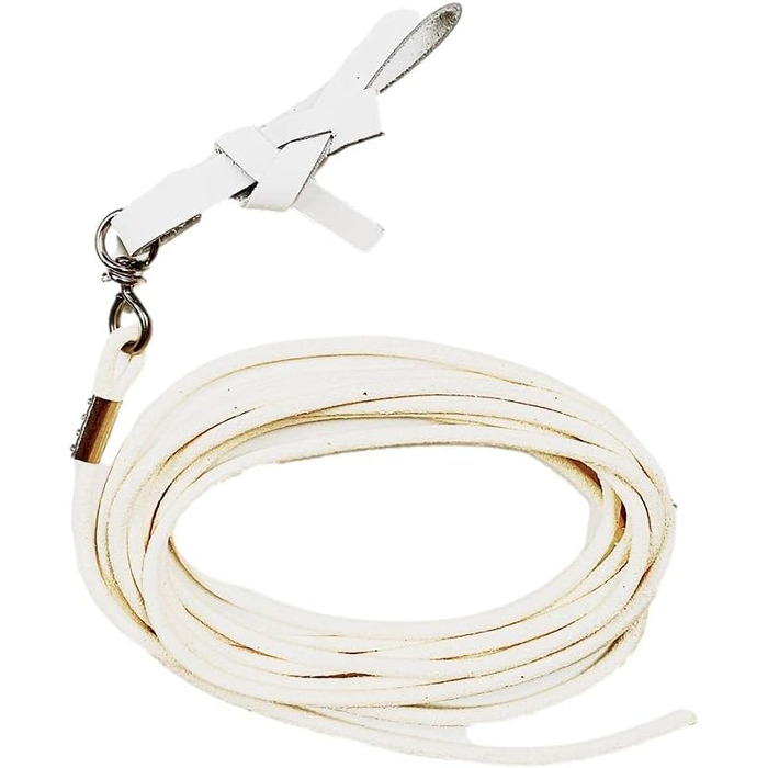 Вольтижурна батиска (довжиною 400 см) з нержавіючою сталею та шкіряним батиском, Longierriemen, Made in Germany