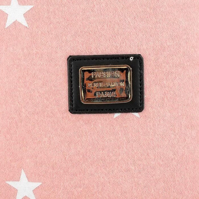 Теплий зимовий пуловер з зірочками для собак середніх та великих порід, м'який фліс, круглий вигин, рожевий колір, розмір 6XL