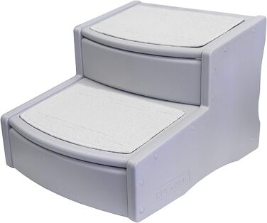 Широкі сходи для домашніх тварин Pet Gear Easy Step II, 2 ступені, до 100 кг, сірі, для котів і собак
