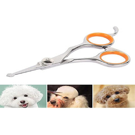 Професійна фен-ножиця для собак та котів, нержавіюча сталь, 13 × 5,5 × 0,5 см