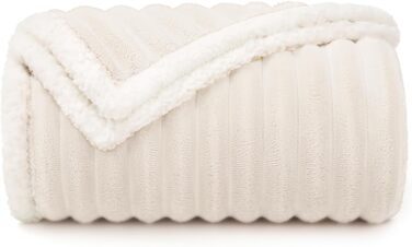 Водонепроникний коврик для собак та котів Luciphia, 100x145 см, Sherpa Fleece, захист ліжка, дивана, бежевий