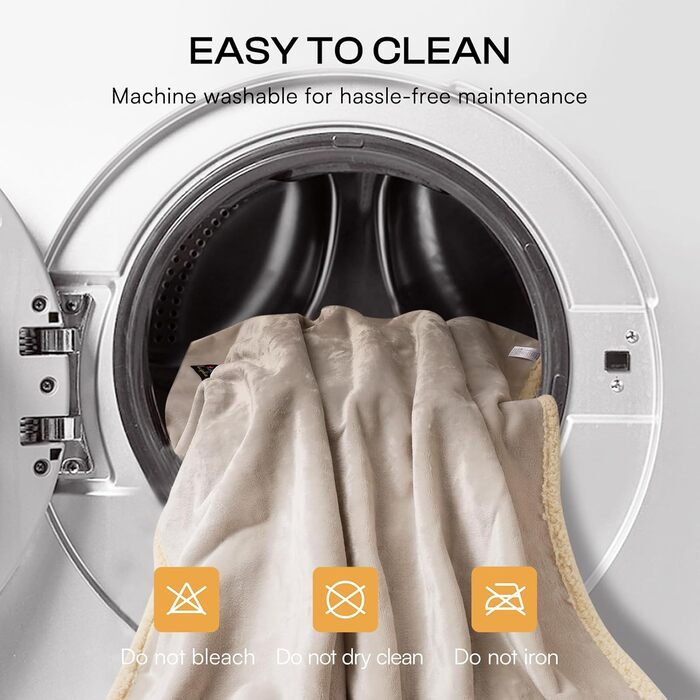 Водонепроникний коврик для домашніх тварин Luciphia: захист від вологи, підходить для собак та котів, Sherpa Fleece, для софи, ліжка, дивану, сірий-білий, L (65' x57')