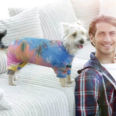 Зимовий теплий жилет для собак, куртка-комбінезон на 4 лапи, вітронепроникний одяг для собак, жилет, куртка, одяг для собак, сорочка для маленьких, середніх та великих собак (Райдуга, M)