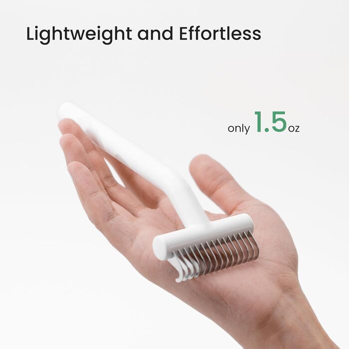 PawRake - щітка для котів та собак на період линьки, для середньої та довгої шерсті, делікатна до шкіри, легка