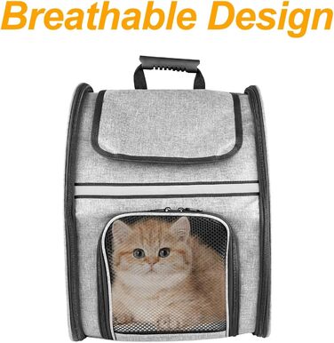 Рюкзак для кота, рюкзак-переноска для тварин, рюкзак для транспортування кота, рюкзак-переноска для собак та котів