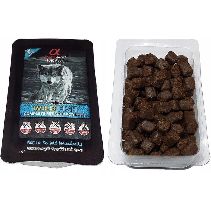 Повнораціонний вологий корм для собак Alpha Spirit WILD FISH (Дика риба), 9 кг