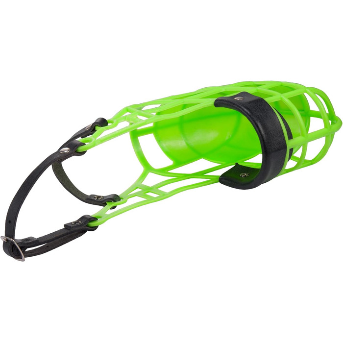 Нашийник-маска для породистих собак (Грейхаунд) - зелений. Легкий, дихаючий, безпечний для прогулянок, ветеринара та захисту від отруєнь. Міцний та довговічний.