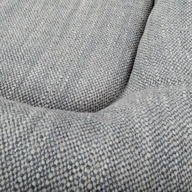 Водонепроникне лежанка для собак, килимок з кодури | Внутрішнє та зовнішнє використання, для маленьких собак | Сірий колір, розмір S: 70 x 50 см