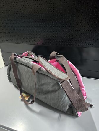 Сумка-переноска для собак і котів Flamingo Xenos Taupe - 47x25x28 см - Міцна та зручна