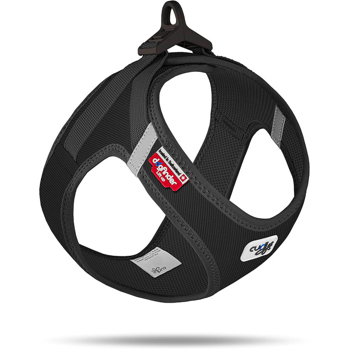 Шлейка для собак Curli Clasp Cord (2XS, Чорний)