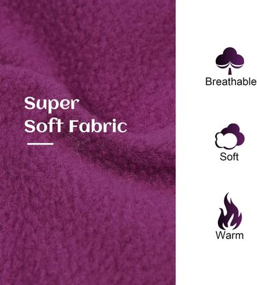 Зимова куртка для собак IECOii, тепла, водонепроникна, регульована, з відбиваючими елементами, фіолетового кольору, розмір M