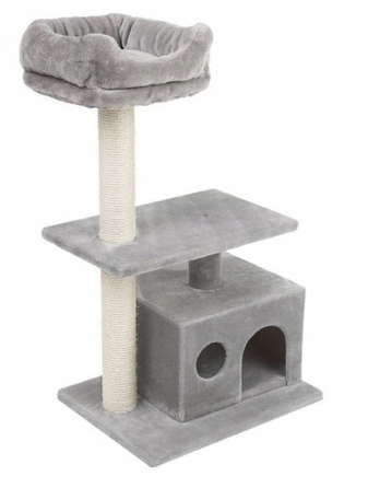 Низький дряпак-лежак, стовпчик для кігтів Zooplus, 61-100 см