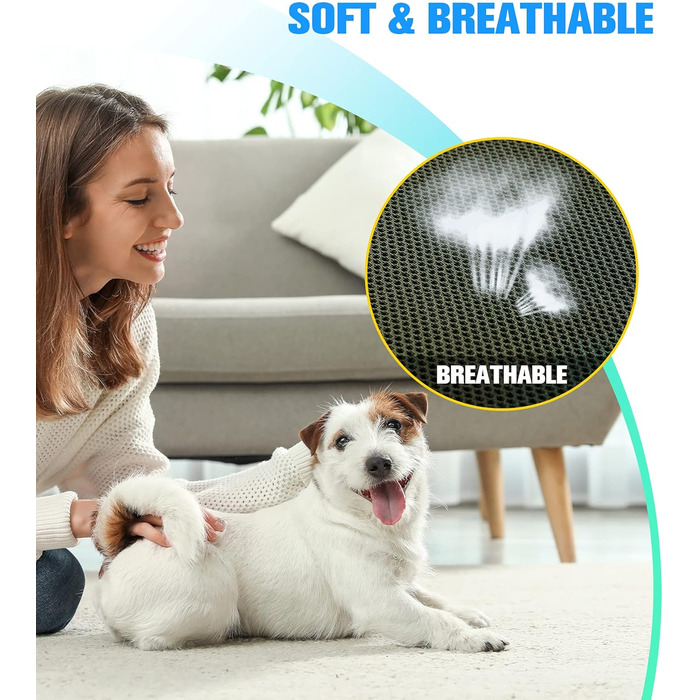 Гамак для грумінгу собак, гамак для догляду за собаками, гамак для підстригання нігтів з кусачками, гамак для грумінгу з широким ременем (Medium 16 кг, блакитний) 16 кг, блакитний (XXX-Large 63 кг, зелений, надвеликий)