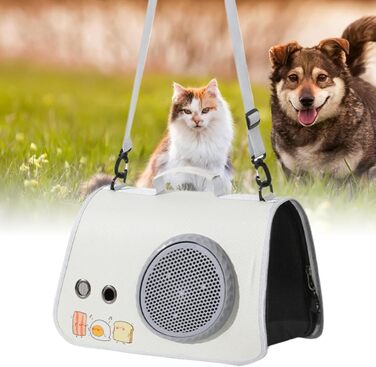 Транспортна сумка для котів, переноска для тварин з плечовими ременями – органайзер для подорожей, кемпінгу та прогулянок