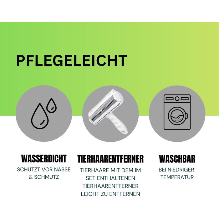 Ортопедичне ліжко для собак ZURMATRADE з піною з пам'яті – миється, нековзне та зручне – для великих та маленьких собак – сірого кольору, видалення шерсті XL (107x81,5x16,5 см)