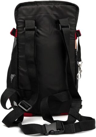 Рюкзак для собак: переноска-рюкзак для собак, червоний, розмір M