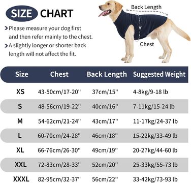 Пуловер для собак HEYWEAN: теплий флісовий костюм для маленьких, середніх та великих собак XL, синій