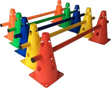 Набір з 5 штовхачів LA-24, 23 см, конічні штовхачі для аджиліті, 5 кольорів (стандарт)