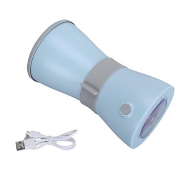 Автоматичний мийник лап для собак, електричний, з м'якими щетинками, 360°, блакитний